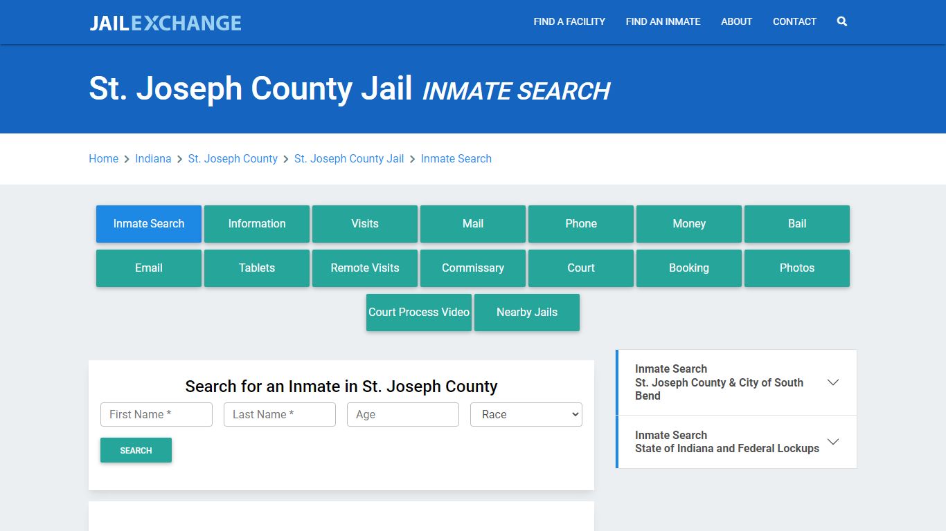 St. Joseph County Jail, IN Inmate Search: Roster & Mugshots - Jail Exchange